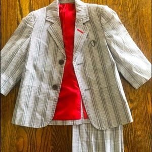 Ben Sherman plaid suit size 2-3